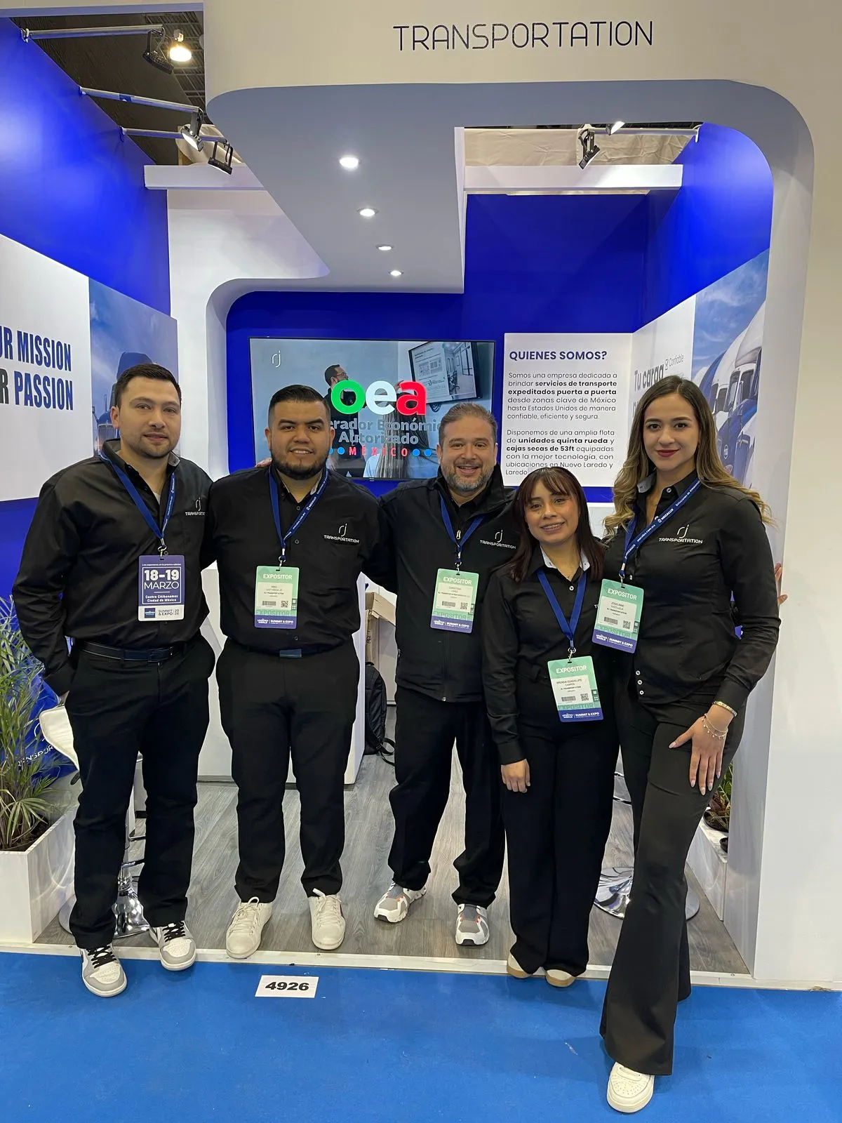 RJ Transportation team at Logistics World