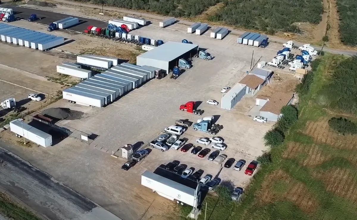 RJ Transportation founding facility aerial view